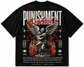 Rainer “Punishment Endless” Angel Graphic Oversized T-Shirt – Dark Fantasy Streetwear Tee