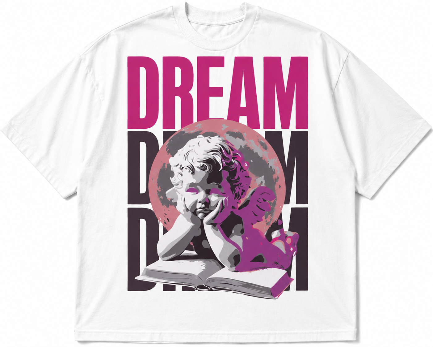 Rainer “Dream” Angel Graphic Oversized T-Shirt – Aesthetic Streetwear Tee