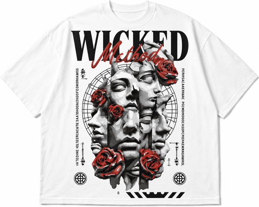 Rainer “Wicked Method” Graphic Oversized T-Shirt – Gothic Streetwear Art Tee