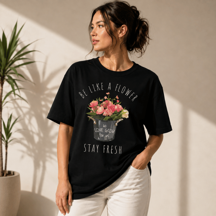 Flower Stay Fresh Graphic T-Shirt