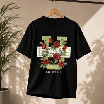 Forever Rose Love Graphic T-Shirt