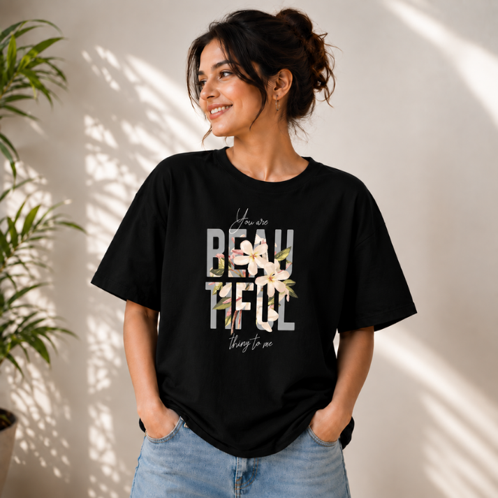 Be You Floral Graphic T-Shirt