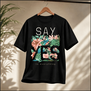 Say Yes Floral Paradise Graphic T-Shirt