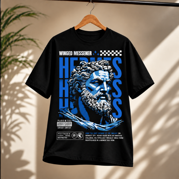 Heroes Graphic Oversized T-Shirt