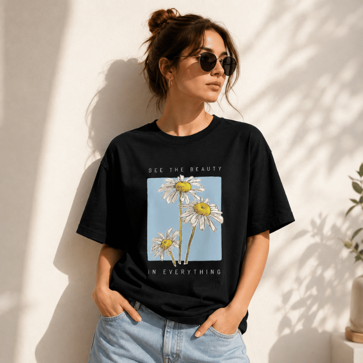 Beauty Daisy Graphic T-Shirt
